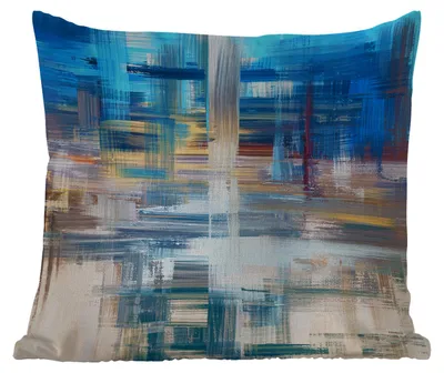 Produktbild von MuchoWow® Outdoor Kissen - Ölfarbe - Abstrakt - Malerei - 60x60 cm - Wetterfest - Lounge Kissen - Dekoration - Schlaf Kissen