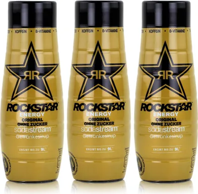 Zdjęcie produktu dla Sodastream Rockstar Energy Original syrop do napojów bez cukru 440ml (opakowanie 3 szt.)