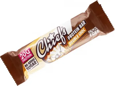 Produktbild von Chiefs Protein Bar (12x55g) Double Choc - Riegel - Protein-Riegel