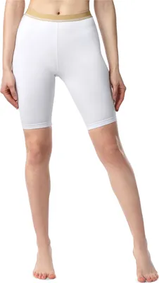Produktbild von Bellivalini Damen Kurze Leggings mit Ziergummi BLV50-182 (Weiß, XL)