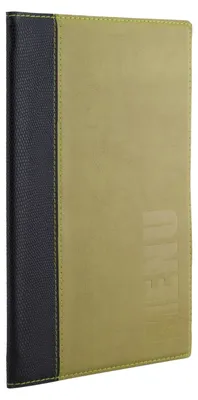 Produktbild von Securit MC-TRA5-GR, A4, Leder, PolyurethanKunststoff, Kunststoff, Grün, Matt, Lack, Kunststoff, Abgerundete Ecken