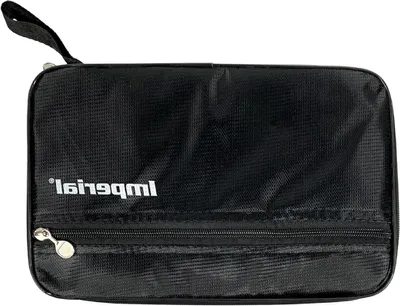 Productafbeelding van Tafeltennis Racket Hoes - Enkele Racket Tas - Tafeltennis Accessoires Opbergen - Gevoerd Racketvak