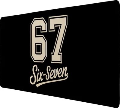 Produktbild von 67 six-seven Meme Schreibtischunterlage 89x40cm XXL Mauspad für Social Media