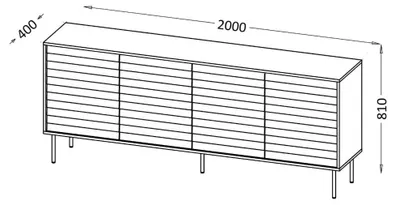 Productafbeelding van Cama CORTINA 490312: Kommode