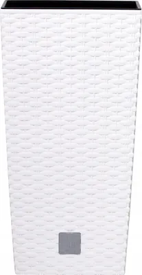 Image de Květináč RATO SQUARE s vkladem 29 cm - barva: bílá