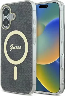 Image de Guess Iml 4G Magsafe Case pour Iphone 16 - Noir