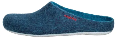 Produktbild von Magicfelt Filz Pantoffeln Aus feinster, handgelesener Schurwolle, Mit Ledersohle, Natürliche Materialien