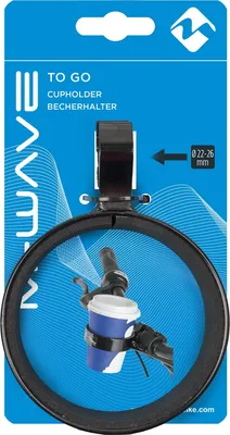 Obrázok produktu pre M-Wave To Go držiak na fľašu držiak na nápoj na bicykli držiak na pohár na riadidlách držiak na nápoj na bicykli držiak na pohár na kávu e-bike
