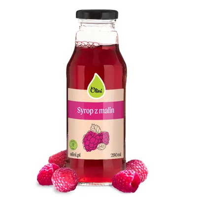 Zdjęcie produktu dla Syrop z malin Olini 290 ml