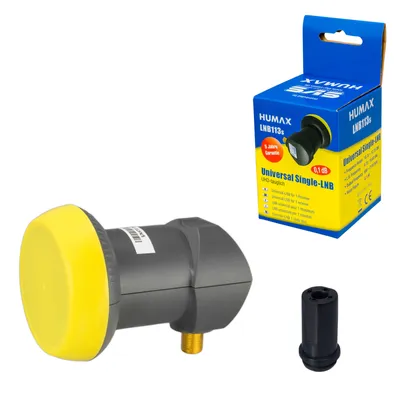 Produktbild von Humax L1540, Single LNB, 0,1 dB, Schwarz, Grün, F, 4 cm, 110 mm