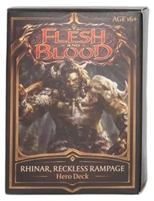 Produktbild von Flesh and Blood Welcome to Rathe - Rhinar, Reckless Rampage Hero Deck