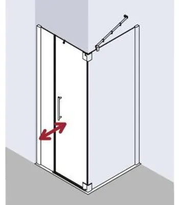Produktbild von Kermi PX1FL07820VAK Pendeltür Pasa XP 1FL 0780x