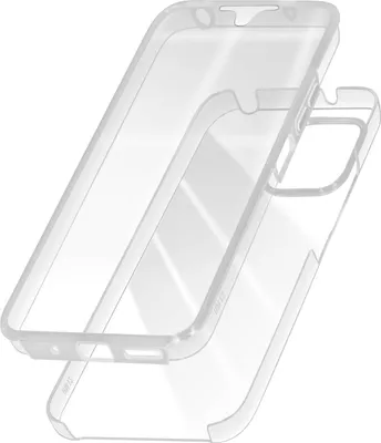Produktbild von Avizar, Stoßfeste Hülle für Xiaomi Redmi 12, Vorder- + Rückseite, Transparent
