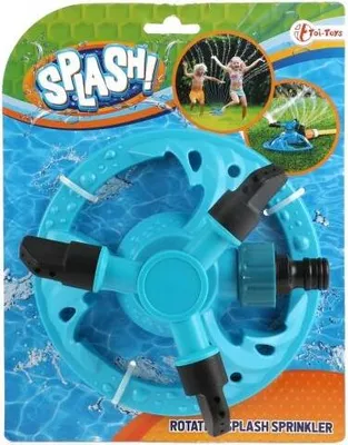 Obrázek produktu pro Toi-Toys - Vodní postřikovač SPLASH (modrý, otočný) vodní postřikovač trávníku pro děti