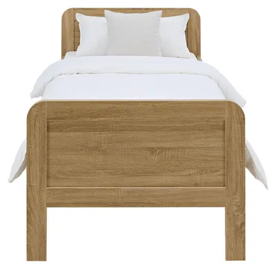 Produktbild von Homestyle4u Komfortbett 100x200, Seniorenbett, Komforthöhe Holz extra hoch