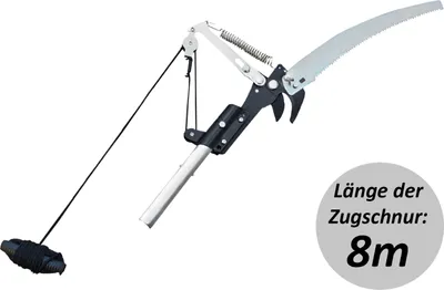 Produktbild von FenWi Raupenschere / Astschere mit 8m Zugschnur als Zubehör zu Alu-Teleskopstangen