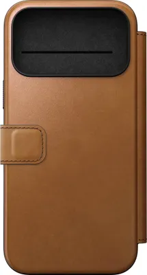 Produktbild von Nomad Modern Leather Folio, Folio, Apple, iPhone 17 Pro Max, 17,5 cm (6.9"), Beige
