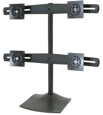 Produktbild von Ergotron DS100 Monitorständer - 56,25 kg Belastbarkeit - 61 cm (24 Zoll) Flachbildschirme - Schwarz