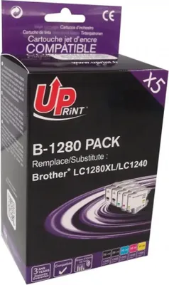 Produktbild von UPrint Brother LC-1280 4PACK BK C M Y