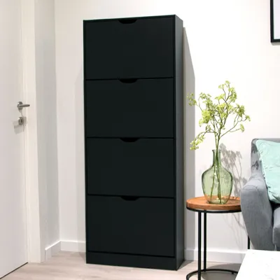 Produktbild von Milton & Oldbrook Schuhschrank Noto Schwarz
