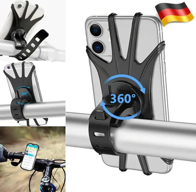 Produktbild von Fahrrad Handyhalterung Handy Halter Smartphone Universal 360 Bike Handy Halterung