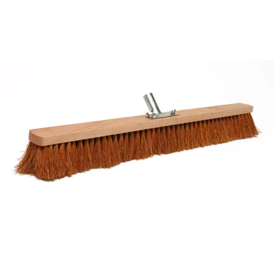 Image de Balai en coco 80cm avec support métallique verz