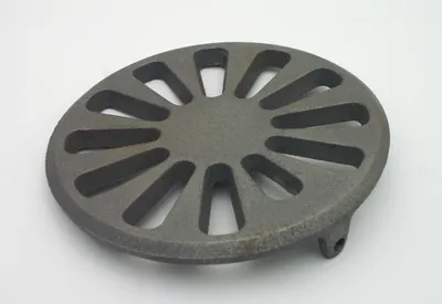 Image de Grille à secousses ronde 20,0 cm avec bille Grille de four en fonte