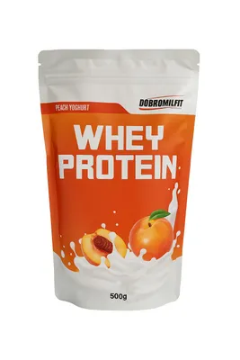 Produktbild von Whey Protein DobromilFit im erfrischenden Geschmack Pfirsich-Joghurt