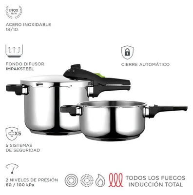 Image de Cocotte Minute Fagor Inox Duo Duo Cocotte Minute Inox Fagor - Fagor