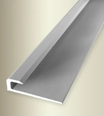 Produktbild von PROVISTON | Einfass- & Abschlussprofil | Aluminium | 30 x 8 x 2600 mm | Silber | Einschubprofil | Abschlussleiste | Bodenprofil