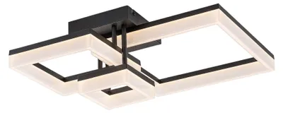 Image de Rabalux 71386 Plafonniers Amilia LED 22 métal plastique noir
