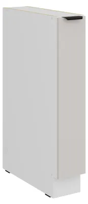 Produktbild von Küchen Unterschrank Schrankauszug 15 cm COMO Kaschmir beige matt + Weiß matt Küche Küchenzeile Küchenblock Einbauküche