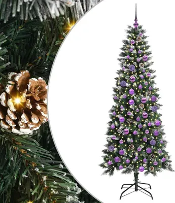 Obrázek produktu pro Umělý vánoční stromeček Zelená 180 cm PVC, plast a ocel