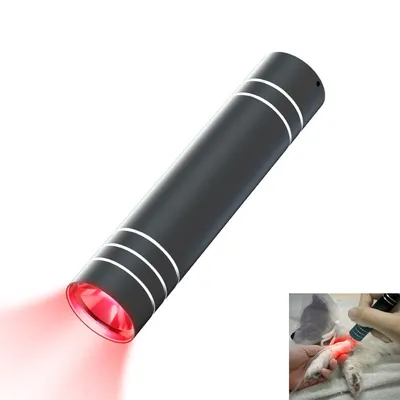 Produktbild von USB LED Rotlicht-Therapielampe, Infrarot Handgerät, Tragbar, Wiederaufladbar 1000 mAh, Ganzkörper Therapie