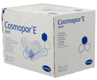 Image de Hartmann Cosmopor® E Pansement adhésif stérile 50 pièces 7,2 x 5 cm