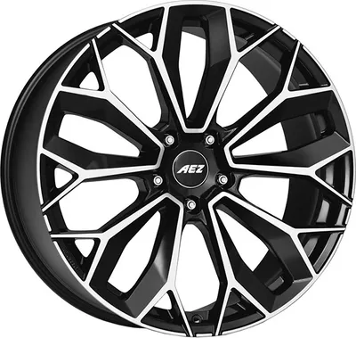 Produktbild von ALUFELGE AEZ Leipzig dark 9x20 5x112 ET 43 BLACK/POLISHED
