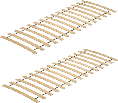 Immagine prodotto di Doppio set di doghe rigide curve per letti 90x200 in solida Betulla 70.35-09-2-DP