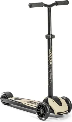 Produktbild von Scoot & Ride Highwaykick 5 LED Scooter Roller Kunststoff/Metall Ash, Maße: ca. 55cm x 15cm x 24cm, 96440