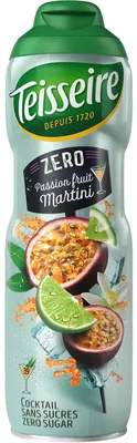 Image de Teisseire Sirop de fruits de la passion Martini aux fruits de la passion Fruits de la passion 0% 600ml (1 pack)
