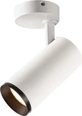 Produktbild von SLV 1004206 NUMINOS SPOT PHASE M LED Deckenaufbauleuchte weiss/schwarz 3000K 24°