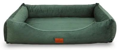 Produktbild von Petliving orthopädisches Hundebett Lara XXL grün, 125 x 95 cm, Cord, Bezug abnehm- und waschbar, EU, modern und robust