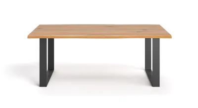 Image de Table Acad en bois massif, 160x90 cm, chêne