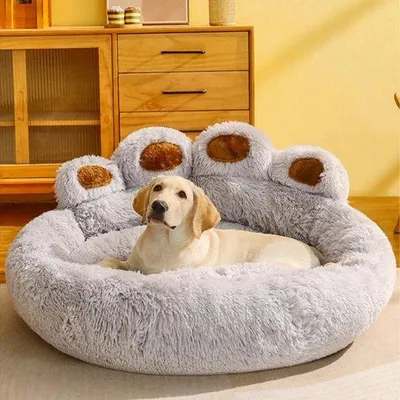 Immagine prodotto di Cuscino per cani - Misura L - 70 cm - Lavabile - Grigio - Cuscino per cani - Morbido - Cuscino per cani
