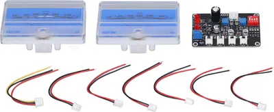 Obrázek produktu pro VU Meter Easy Operation ABS Adjustable Backlit Widely Used VU Meter with Driver Board for DIY Home Car Audio Conversion