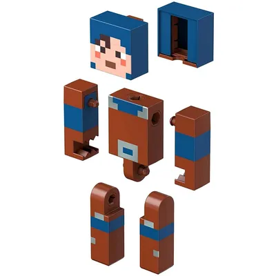 Produktbild von Mattel Minecraft - Actionfigur zum Zusammenstecken (22cm)
