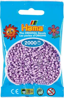 Produktbild von HAMA 501-96 Beutel mit Mini Perlen - Pastell-Flieder