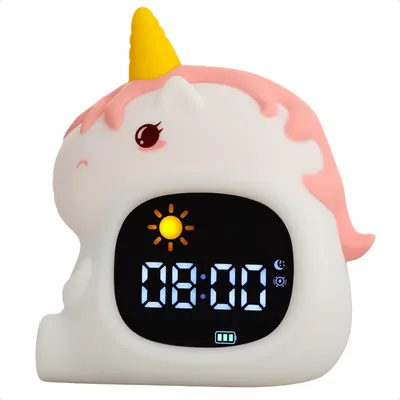 Imagen del producto de Imoshion Kids: Entrenador del sueño para niños - Lámpara de noche con altavoz - Despertador para niños - Unicornio