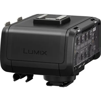Zdjęcie produktu dla Panasonic DMW-XLR1E, Lumix GH5, Czarny, 20 kHz, XLR 3-pin, 64,4 mm, 60,9 mm