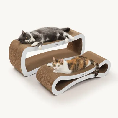 Produktbild von PetRhein Ascent Paw Series Weiß Kratzpappe