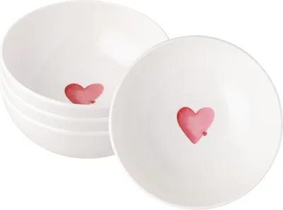 Produktbild von Villeroy & Boch With Love Müslischale ø 16,9 cm Sending Love 4er Set